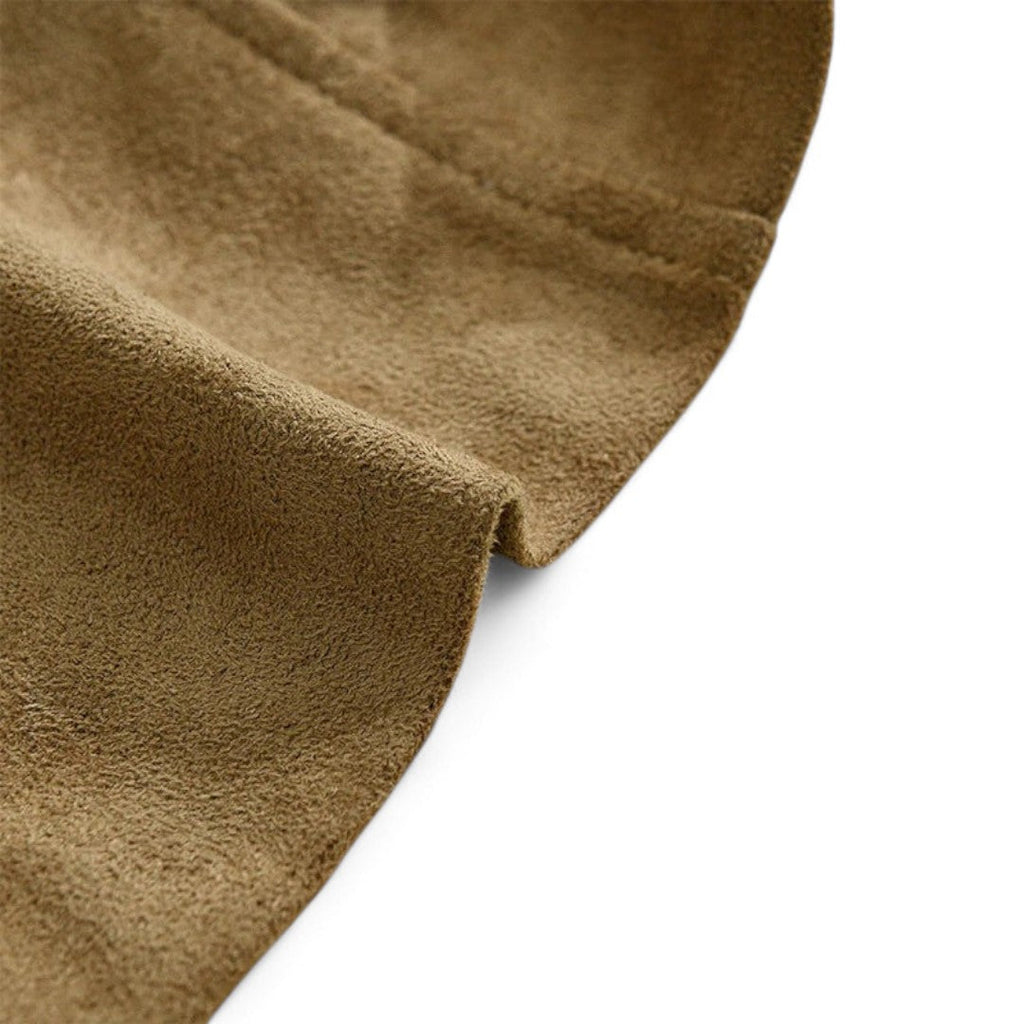 Men’s Button Front Jacket – Stand Collar, Zip Insert, Long Sleeves