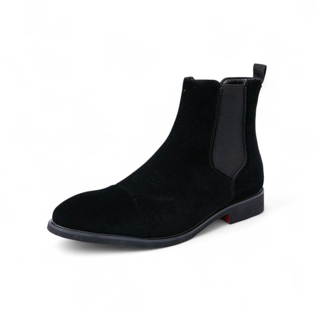 Men’s Chelsea Boots – Cap Toe, Slip-On Design, Ankle Length