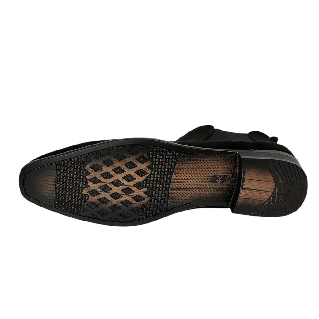 Men’s Chelsea Boots – Slip On Ankle Design, Round Toe, Block Heel