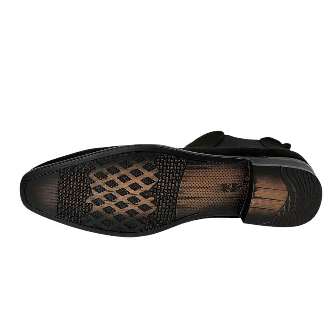 Men’s Chelsea Boots – Slip On Ankle Design, Round Toe, Block Heel