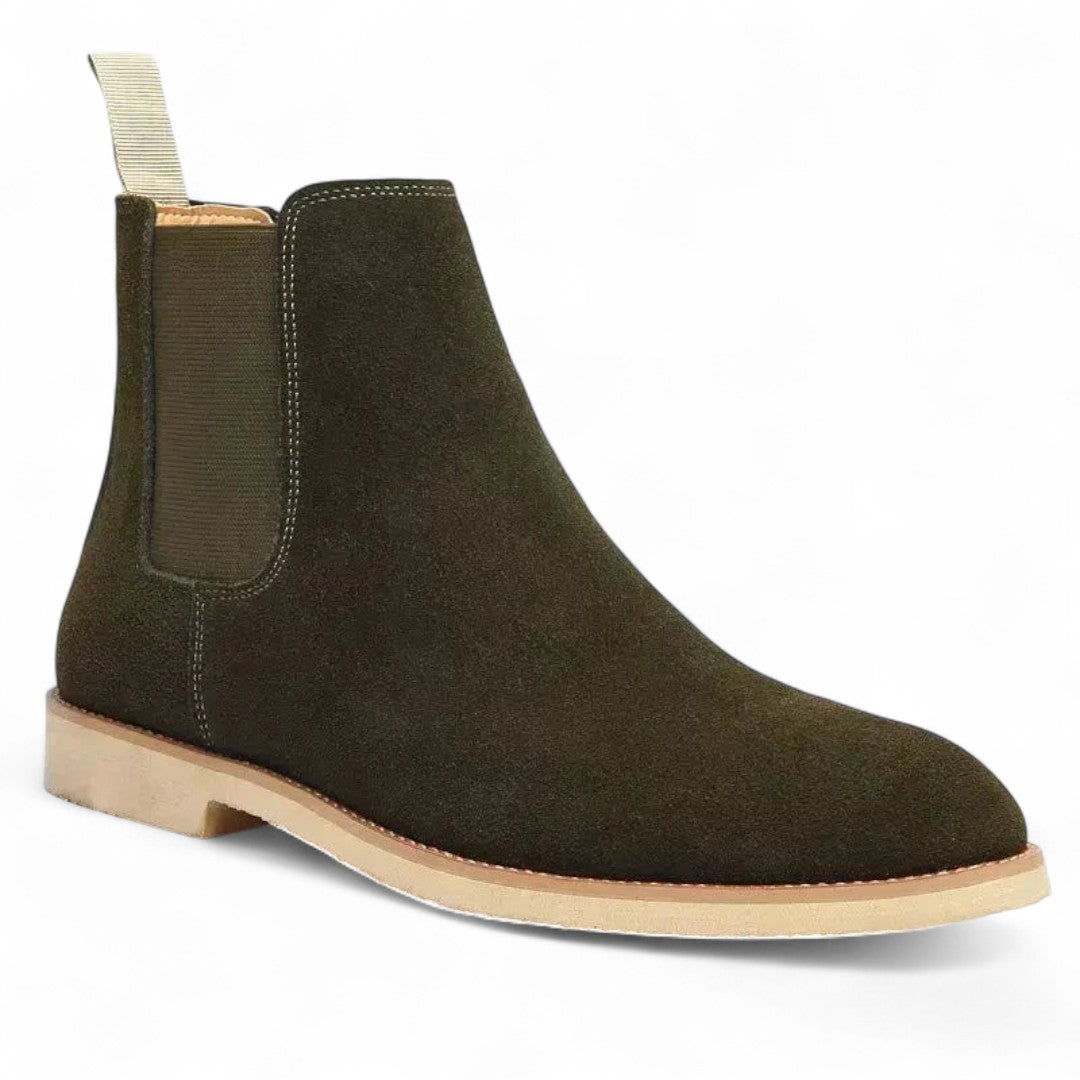 Men’s Chelsea Boots – Slip-On Design, Almond Toe, Upper