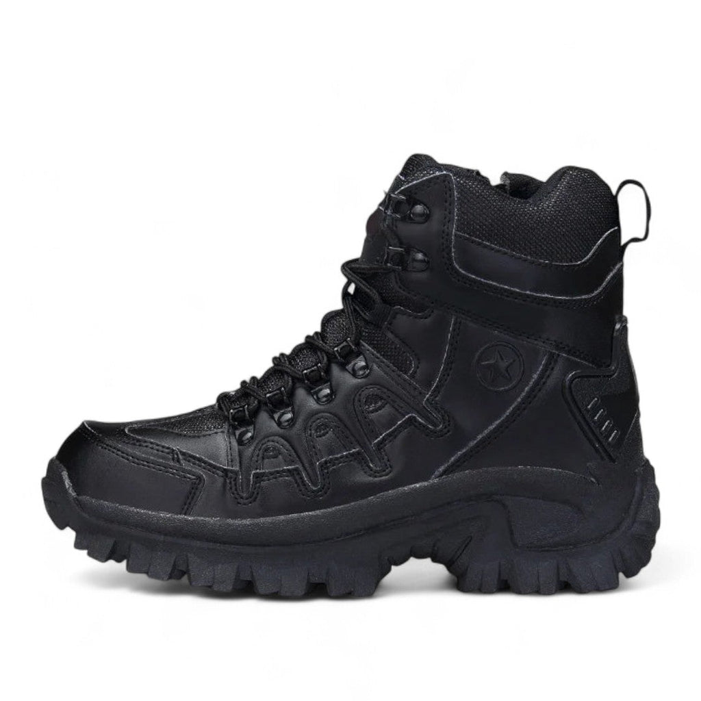 Men’s Hiking Boots – High Ankle Design, Lace Up Closure, Grip Sole