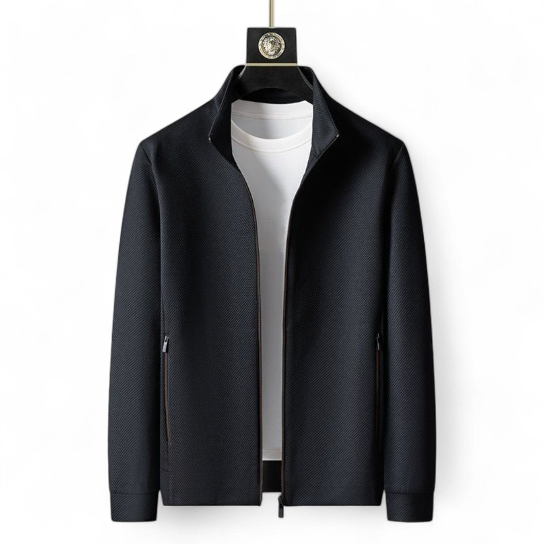 Men’s Tracksuit Set – Zip Front Jacket with Drawstring Trousers