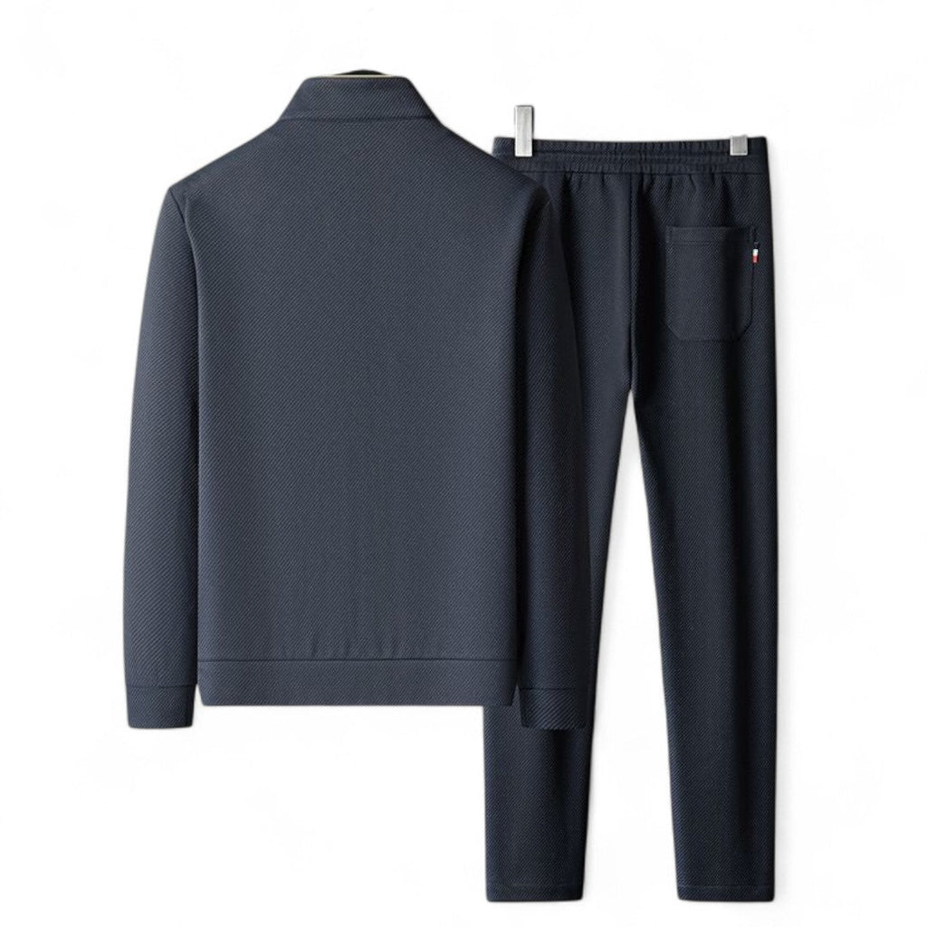 Men’s Tracksuit Set – Zip Front Jacket with Drawstring Trousers