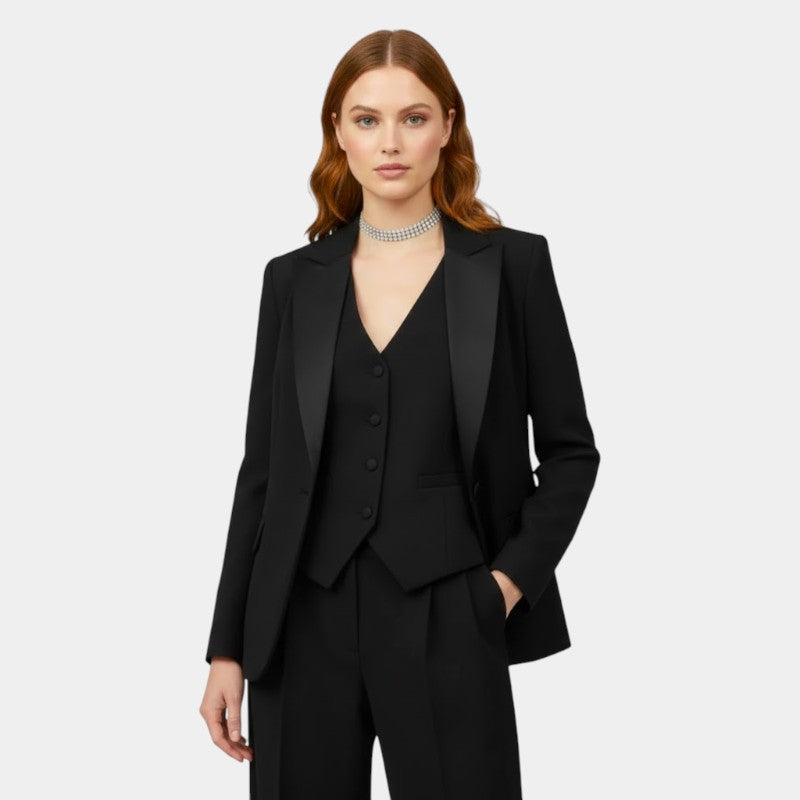Women’s Blazer Suit Set – Jacket, Gilet and Trousers