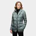 Women’s Padded Jacket – Button Front, Long Sleeves